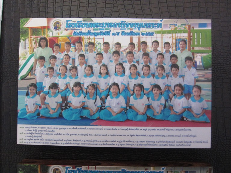 กรอบลอยภาพหมู่นักเรียน